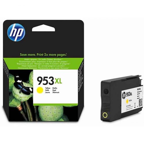 GENUINE HP F6U18AE 953XL HIGH YIELD YELLOW INK CARTRIDGE
