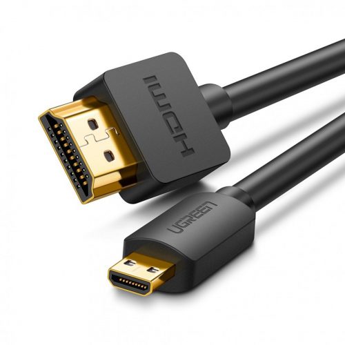 UGREEN 30103 MICRO HDMI TO HDMI 2.0 CABLE 4K 60FPS 2M BLACK