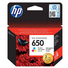 GENUINE HP CZ102AE 650 TRICOLOR INK CARTRIDGE