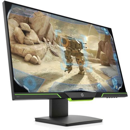 HP MONITOR 27" 27XQ GAMING HOME · B · TN LED QHD 2560 X 1440 · 1MS · 350 CD·M? · AMD FREESYNC 144Hz · ANTIGLARE · PIVOT · SWIVEL · TILT · DISPLAY PORT 1.2 · HDMI 2.0 · BLACK
