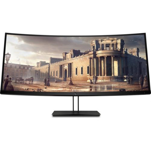HP MONITOR 37.5" Z38C BUSINESS CURVED ? G ? IPS LED 4K UWQHD+ 3840 X 1600 ? 14MS ? 300CD?M? ? 3X USB ? DISPLAY PORT 1.2 ? USB TYPE-C ? BLACK