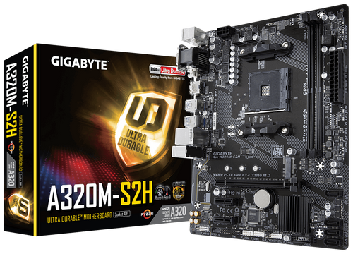 GIGABYTE A320M-S2H mATX MOTHERBOARD