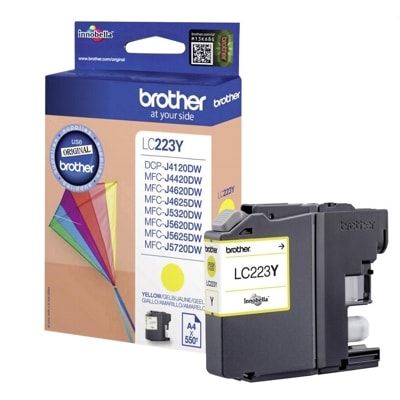 GENUINE BROTHER LC-225XLY YELLOW INK CARTRIDGE HIGH YIELD