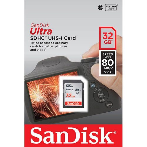 SANDISK ULTRA SDHC 32GB 80MB/S