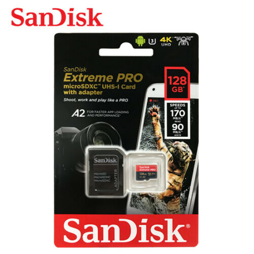 SANDISK EXTREME PRO A2 MICRO SDXC 128GB 170MB/S
