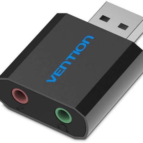 VENTION VAB-S17-B USB 2.0 - 2 X 3.5MM MICROPHONE / AUDIO OUT ADAPTER
