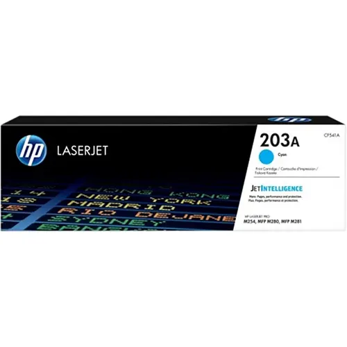 GENUINE HP CF541A 203A CYAN TONER CARTRIDGE