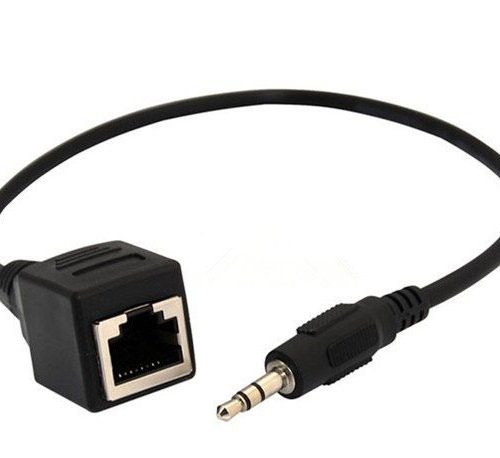 3.5" MICROPHONE JACK TO RJ45 20CM