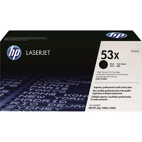 HP Q7553X 53X HIGH YIELD BLACK
