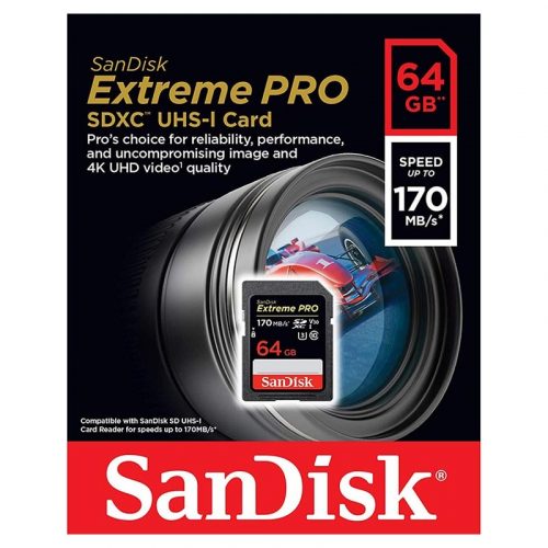 SANDISK EXTREME PRO SDHC 64GB 170MB/S