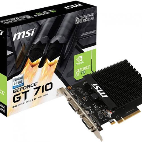 MSI GEFORCE GT710 2GB DDR3 (HDMI+DL-DVI-D) GRAPHICS CARD PCI-EXPRESS