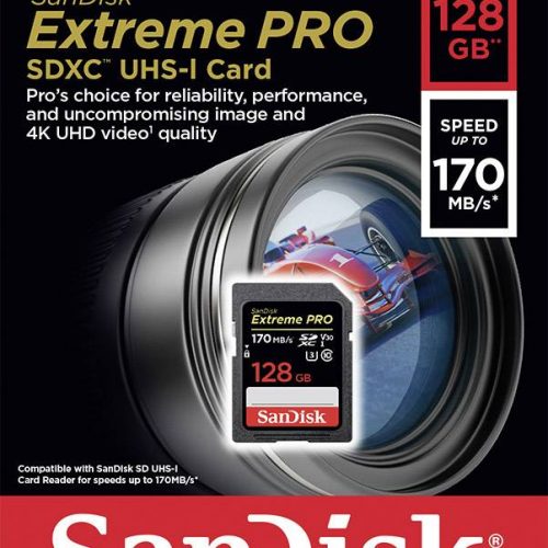 SANDISK EXTREME PRO SDHC 128GB 170MB/S