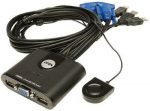 ATEN CS22U 2PORT USB KVM SWITCH W/2 CABLES SUP UP TO 2048X1536