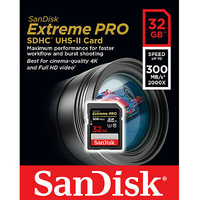 SANDISK EXTREM PRO SDHC 32GB 300MB/S