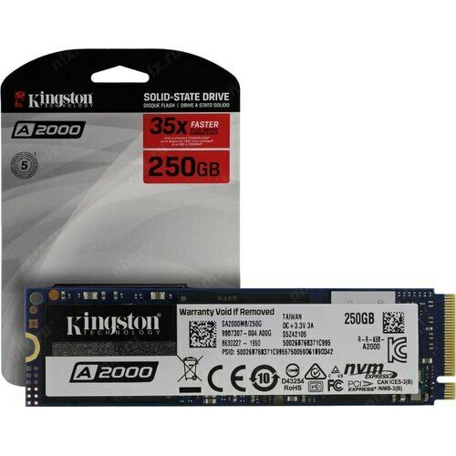 KINGSTON TECHNOLOGY A2000 M.2 250 GB PCI EXPRESS 3.0 3D NAND NVME